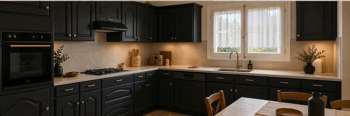 Cuisine noir mat — covering Koverstar